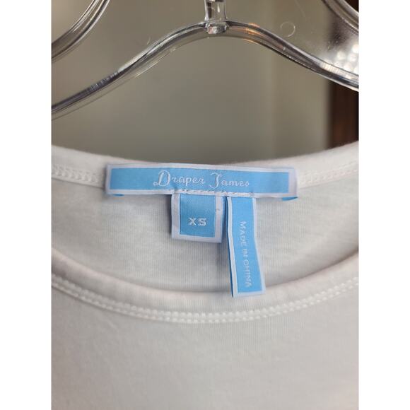 Draper James white short sleeve blouse with eyelet bell sleeves - XS - Picture 2 of 3